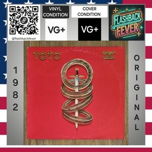 TOTO•Toto IV•1982 US Stereo (#FC 37728)•Carrollton Pressing